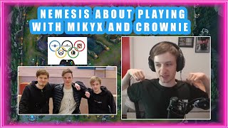 Nemesis About Playing with G2 MIKYX and CROWNIE at OLYMPIC Games 2025 👀 [upl. by Hagep]