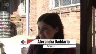 Alexandra Daddario  Interview on set of Burying The Ex [upl. by Acirahs]