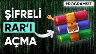 Şifresi Unutulan RAR Dosyası Nasıl Açılır  WinRar Şifre Kırma [upl. by Hildegarde791]