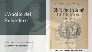 lAPOLLO del BELVEDERE descritto da JOHANN JOACHIM WINCKELMANN [upl. by Xonk653]