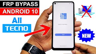 GOOGLEFRP BYPASS All Tecno ANDROID 10  New Method Without PC🔥🔥🔥 [upl. by Nowell354]