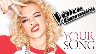 Rita Ora  Your Song The Voice of Germany S07E09 16112017 [upl. by Shushan]