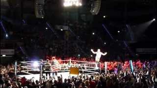 WWE Dolph Ziggler Entrance at Wrestlemania Revenge Tour in Stuttgart 2012 [upl. by Shugart]