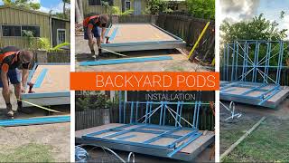 Backyard Pods QLD granny flats installations [upl. by Elrae194]