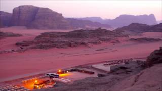 Visit Jordan Wadi Rum  A Majestic Landscape Time Lapse Video [upl. by Emelina]