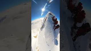 The TOP of MANASLU 8th tallest mountain in the world shorts viralvideo mountains nepal everest [upl. by Edyaw]