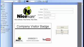 NiceForm Part 2Form Creation in NiceLabel [upl. by Cila]