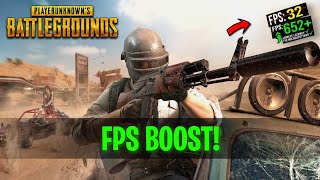 PUBG PC Ultimate FPS Boost for Low End PCs 2024 [upl. by Sesom]