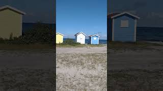 Skanör beach wooden houses Skanör Sweden 1 sweden sverige beach [upl. by Orecic]