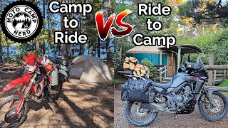 There are Only Two Types of Motorcycle Camping Trips [upl. by Aleyam]