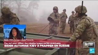 Missiles de longue portée  un changement fondamental dans la politique de Washington • FRANCE 24 [upl. by Anial]