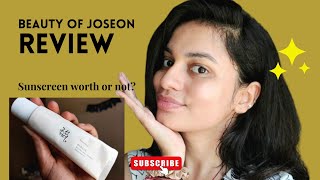 Beauty of Joseon Sunscreen Review KoreanSkincare Beauty of Korea‘미Mi’ of Korea koreanskincare [upl. by Enuahs]