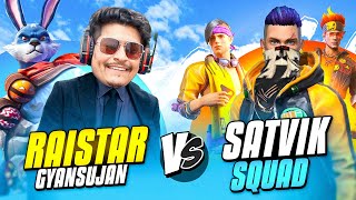 Satvik  Raistar First Time Fight Clash Squad THE END 😡 [upl. by Ydennek]