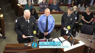 Commissioner Clip Retirement of EMS Sargent Jeff Penninger [upl. by Atenik344]