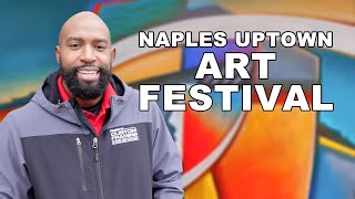 Selling Art amp Anxiety at the Naples Uptown Art Festival [upl. by Moncear]