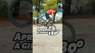 ¿Quieres aprender a realizar un giro de 180° con tu rueda trasera mtb tips consejos ciclismo [upl. by Ymor]