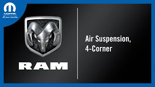 Air Suspension 4Corner  How To  2024 Ram 1500 DT [upl. by Raymond]