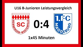 SC HemmingenWesterfeld  FC Magdeburg 04 1x45min [upl. by Akirehs521]