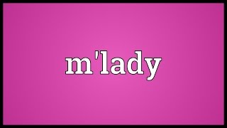 Mlady Meaning [upl. by Ahsircal505]