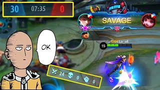 10X SAVAGE IN ONE GAME 😱  MLBB [upl. by Healey57]