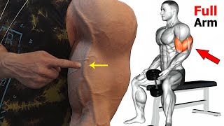 Full Arm Workout  10 Exercises To Make Your Arms Big And Perfect [upl. by Idnal]