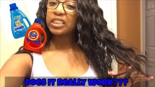 Reviving Your Synthetic Wig with Laundry Products Does it Really Work [upl. by Ihsoyim209]