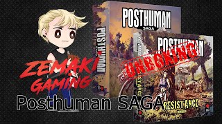 Posthuman SAGA KS Unbox แกะเกมเอาตัวรอดหลังสงครามนิวเคลียร์ [upl. by Ynalem]