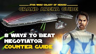 Negotiator Counters  Chimaera Negotiator Finalizer Home One Raddus Mirror  More  SWGOH [upl. by Gilli]