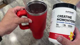 Nutricost Creatine Monohydrate Powder Review [upl. by Ydnis864]