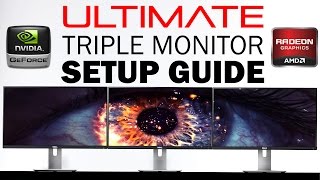 How to Setup TripleMultiple Monitors [upl. by Trilly]