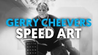 Gerry Cheevers Speed Art [upl. by Koerlin]