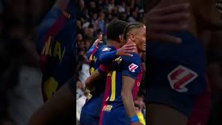 Lamine yamal vs Real Madrid Bernabeu celebration Fc Barcelona vs Real madrid Mbappe vini Bellingham [upl. by Farris160]