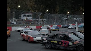 Agassiz Speedway ROVAL Nov 9 Hornet 71 onboard [upl. by Aleihs]