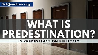 What is Predestination  Predestination in the Bible  GotQuestionsorg [upl. by Atiram]