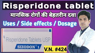 Risperidone tablet  Risperidone tablets 2mg  Risperidone tablets 2mg in hindi  Sizoodon tablet [upl. by Wojak]