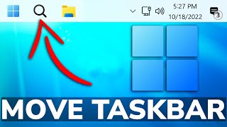 How to Move the Taskbar in Windows 11 Anywhere on the Screen [upl. by Onairelav]