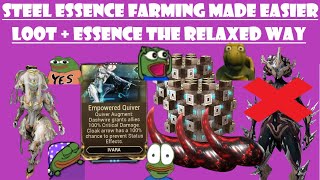 Warframe STEEL ESSENCE FARMING THE EASY WAY [upl. by Lirbaj]