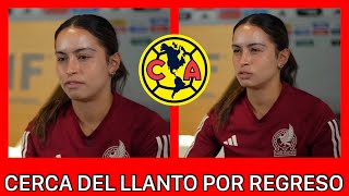 😢 Scarlett Camberos REGRESA AL ESTADIO AZTECA tras LO VIVIDO en América Femenil Selección Mexicana [upl. by Dnalrah]