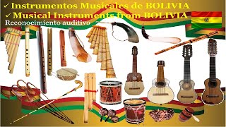 🌎 Instrumentos Musicales de BOLIVIA Instruments Musical from BOLIVIA [upl. by Pammi194]