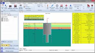 Pile foundation sections design and optimization with DeepFND [upl. by Blakelee909]