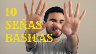 10 Señas Básicas LSM  Tutorial Rápido [upl. by Nysila34]