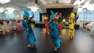 VanCity Bhangra 2024  Wedding Party Performance [upl. by Junie]