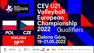 LIVE  Poland vs Czech Republic  CEV U21 Volleyball European Championship 2022 Qualifiers  Women [upl. by Ninon]