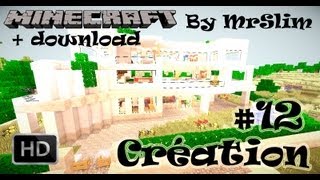 création maison moderne  minecraft   download 3D ᴴᴰ [upl. by Ayal]