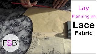 Lay Planning on Lace Fabric [upl. by Ymma370]