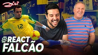 Zico reage ao Rei Falcão do futsal  React 22  Canal Zico 10 [upl. by Lupiv]