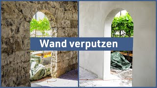 Wand verputzen [upl. by Assi]