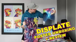 Displate Medium and Large Metal Poster Unboxing amp Review  Matte vs Gloss comparison [upl. by Doak]