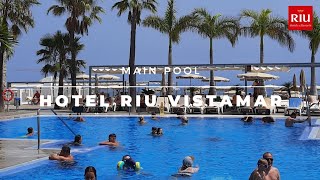 Hotel RIU VISTAMAR  🏨  Puerto Rico Gran Canaria  Main Pool [upl. by Julianna]