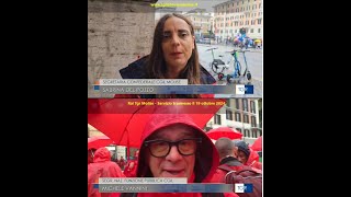 SALUTE E SISTEMA SANITARIO CGIL E UIL IN PIAZZA A ROMA [upl. by Saitam]